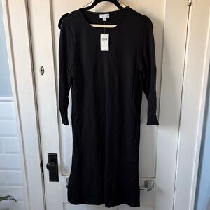 J. Jill NWT sz small Classic Black Long Sleeve Dress